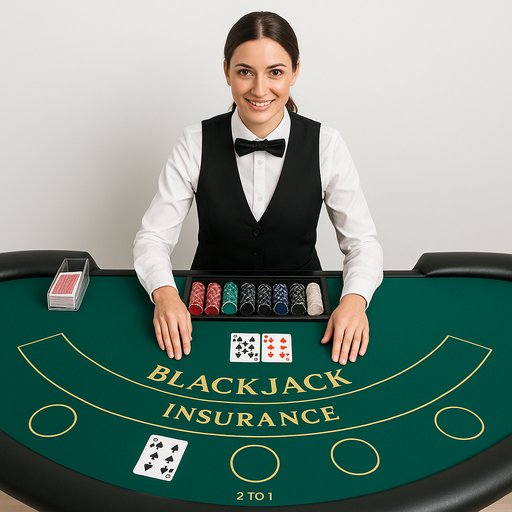 ACE444 live dealer interaction on blackjack table