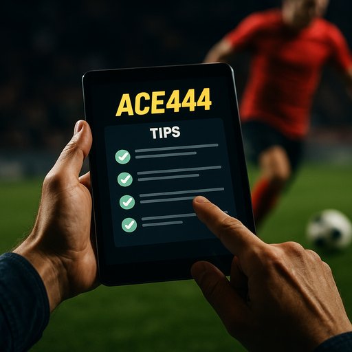 ACE444 tips checklist on tablet screen